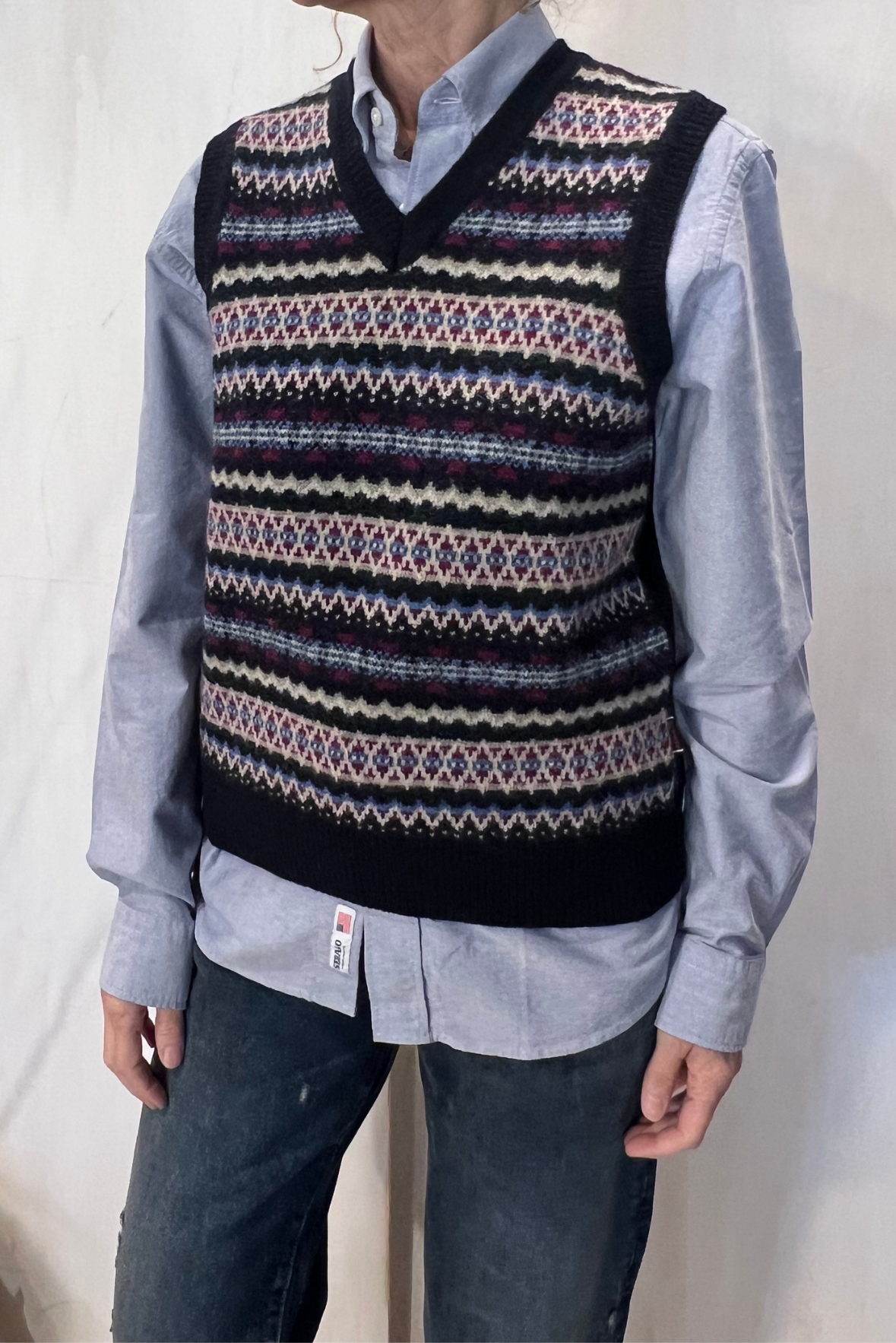 Gilet Soft Shetland Jacquard