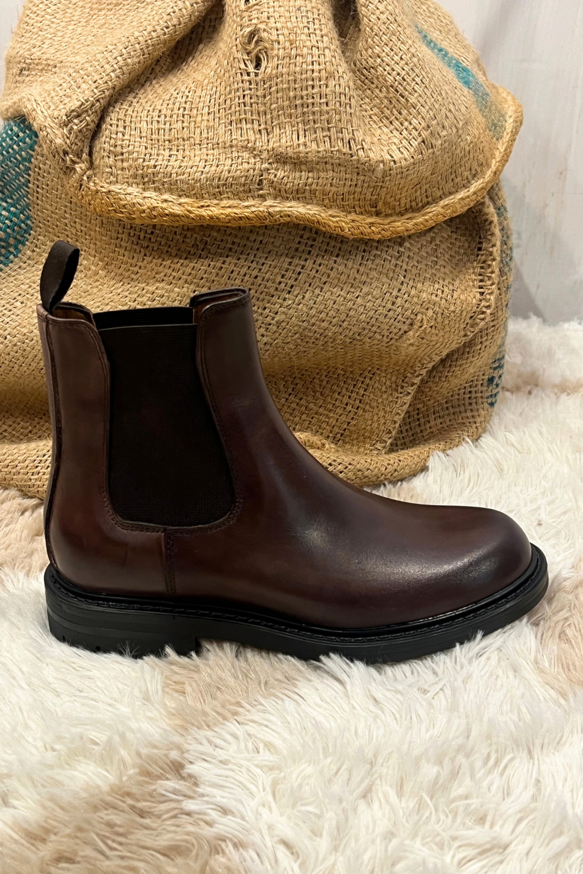 Stivaletto Beatles in pelle
