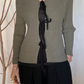 Cardigan con laccetti