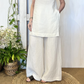 Top in lino con spacchi