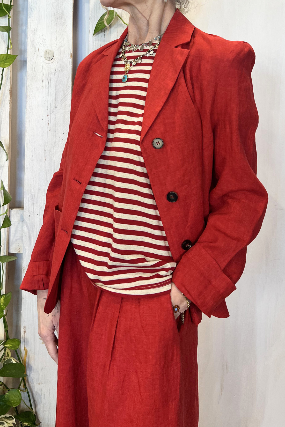 Blazer in lino