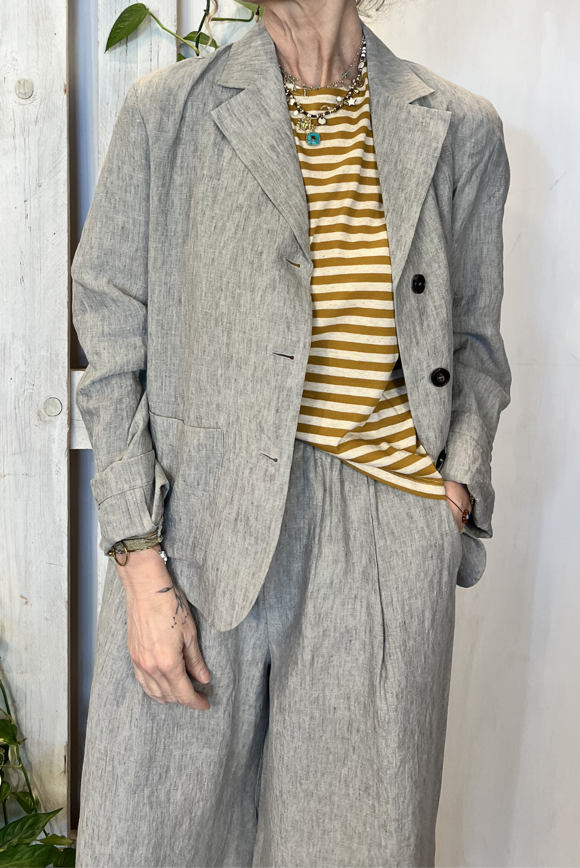Blazer in lino