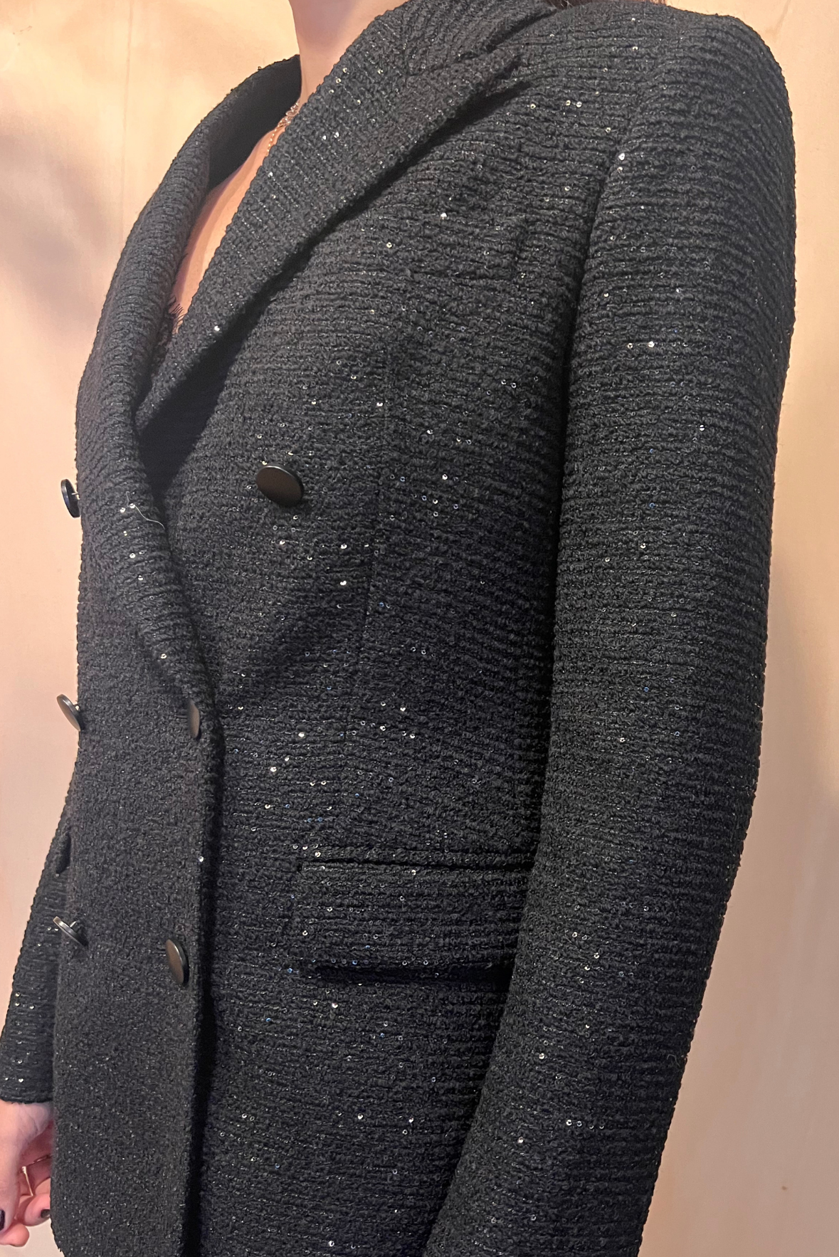 Blazer Parigi micro paillettes