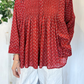 Camicia con plissettature