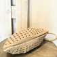 Clutch in rafia