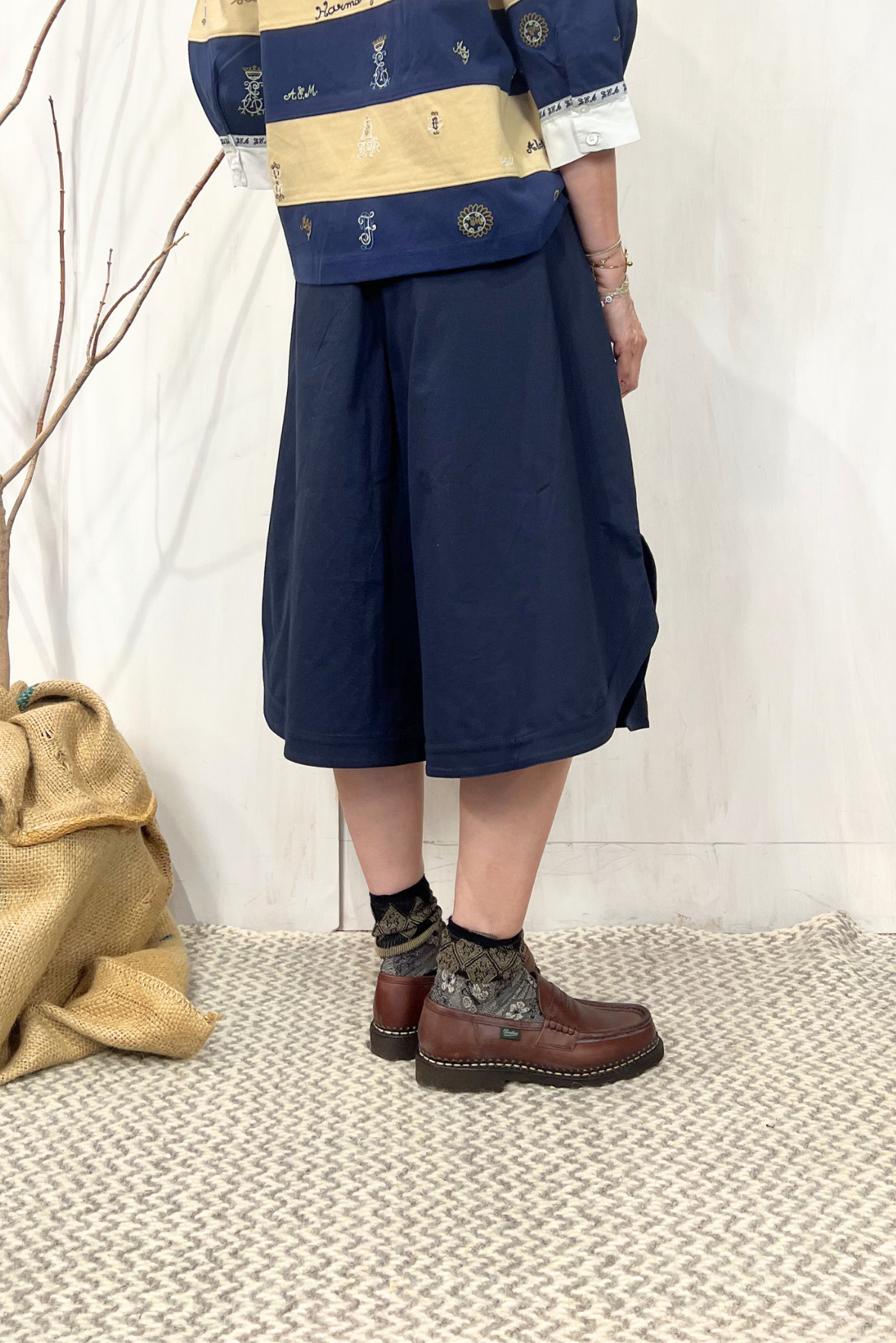 Gonna pantalone con cintura