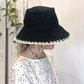 Cappello croche paglia
