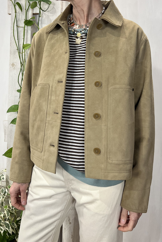 Giubbotto in suede