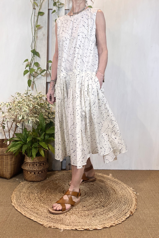 Abito midi a fantasia