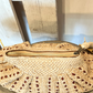Clutch in rafia