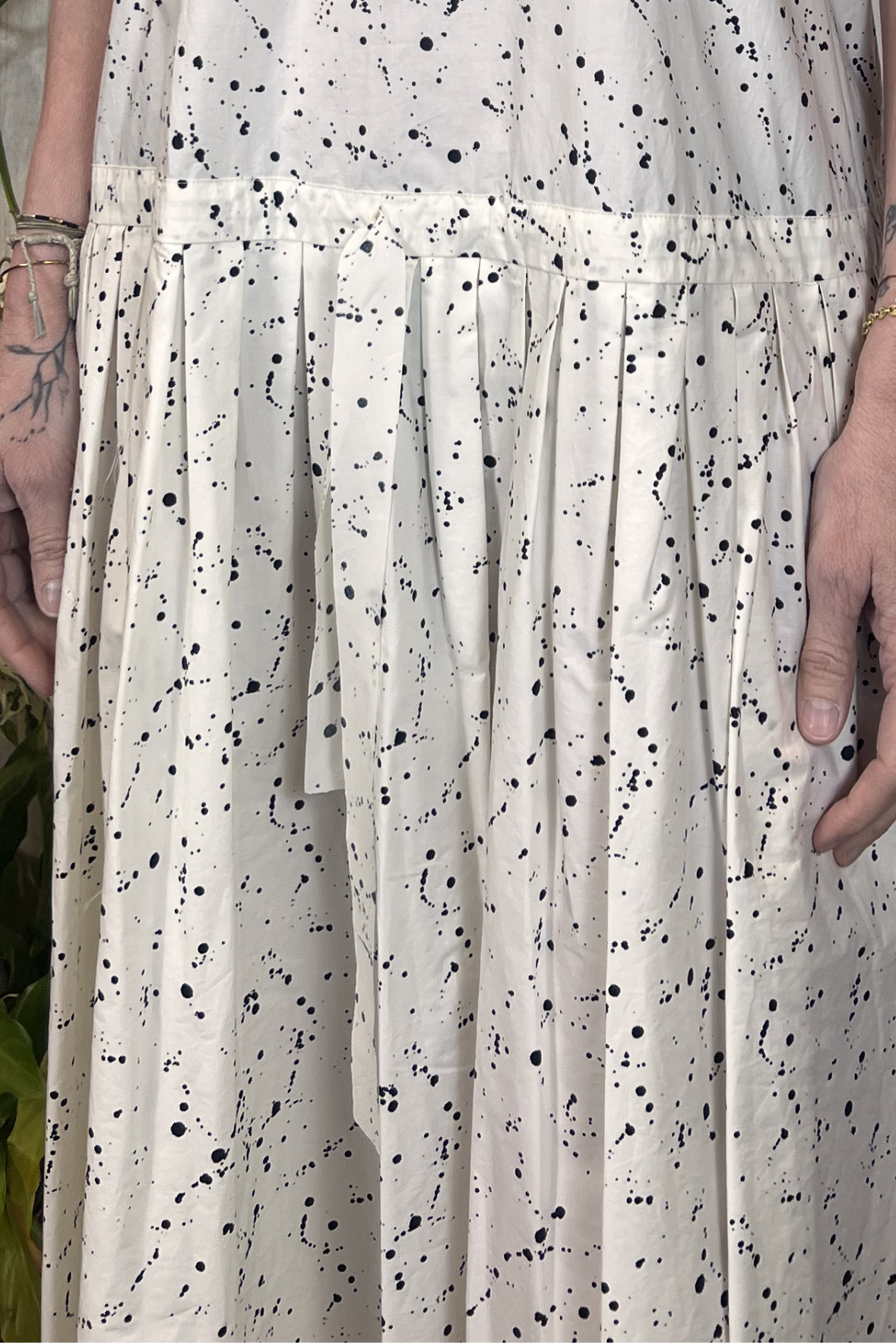 Abito midi a fantasia