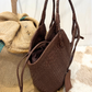 Shopper Trinity in pelle intrecciata