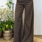 Jeans a farfalla misto lino
