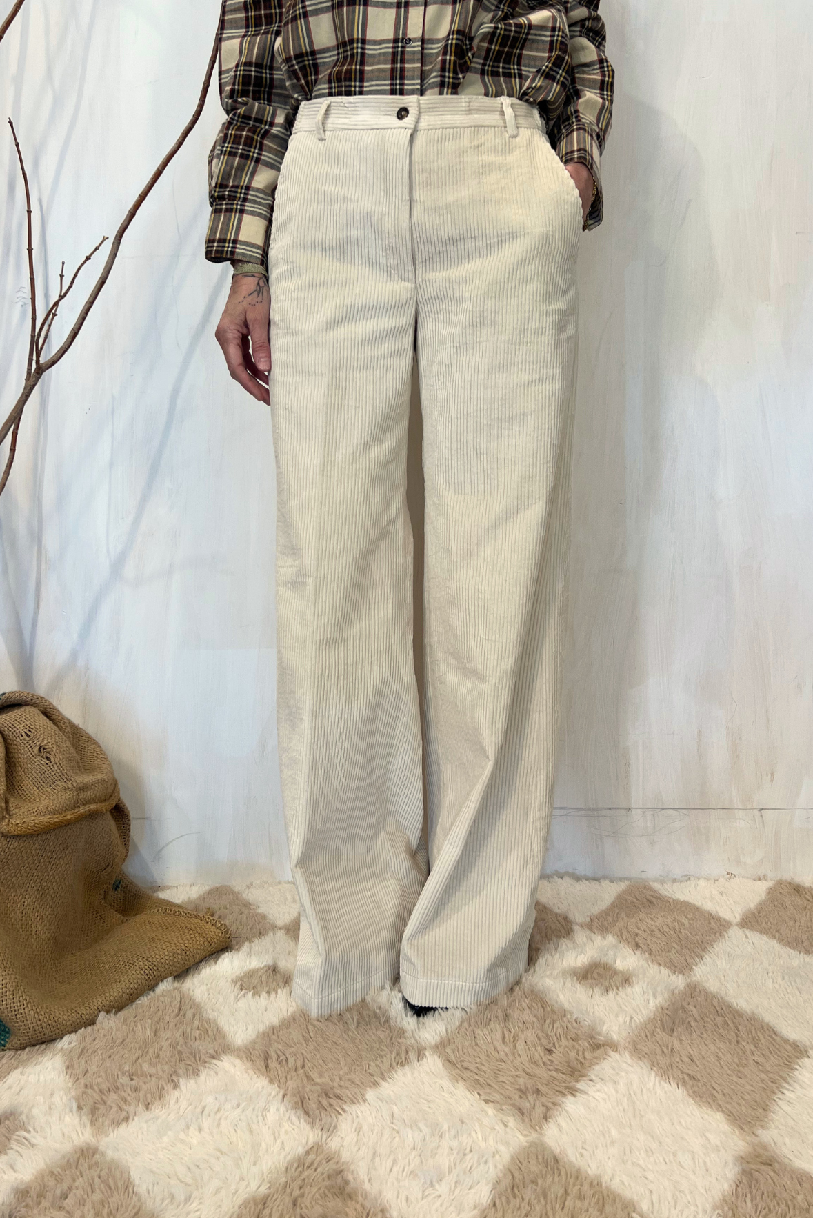 Pantalone in velluto a coste
