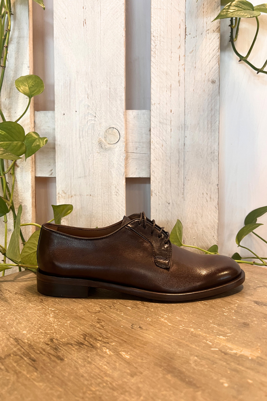 Calzatura Derby pelle