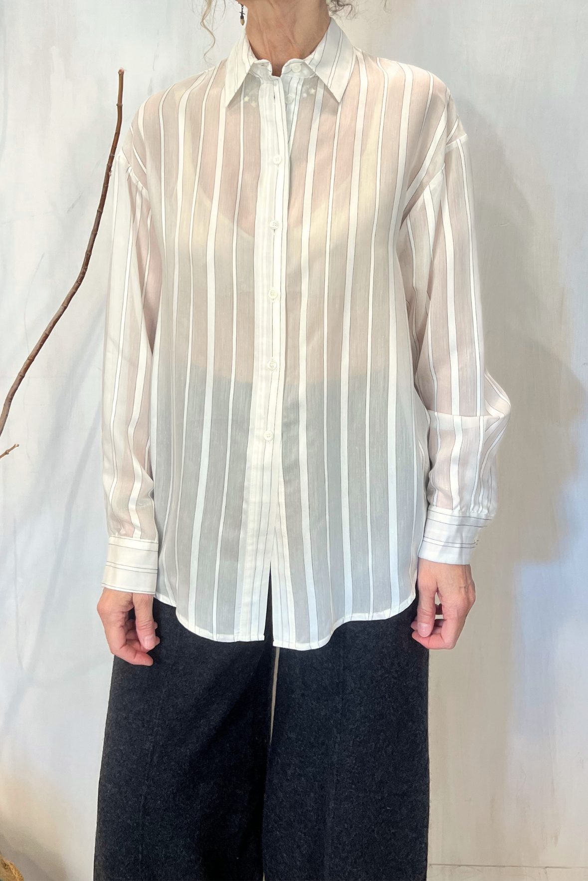 Camicia con apertura schiena