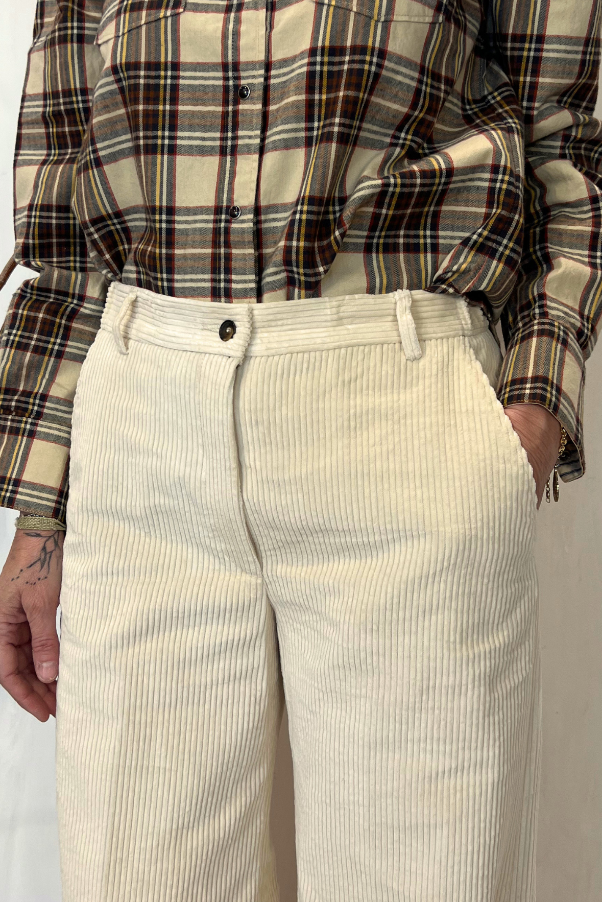 Pantalone in velluto a coste
