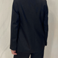 Blazer gessato in lana vergine