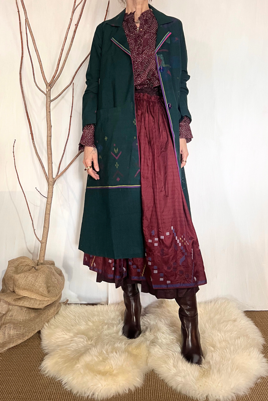Cappotto lana e seta