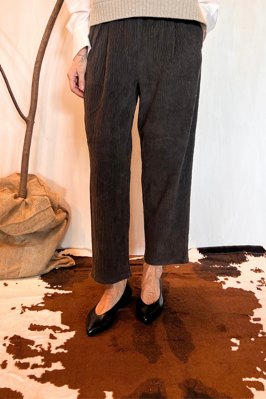 Pantalone balloon velluto