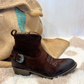 Texano con fibbia e turchesi