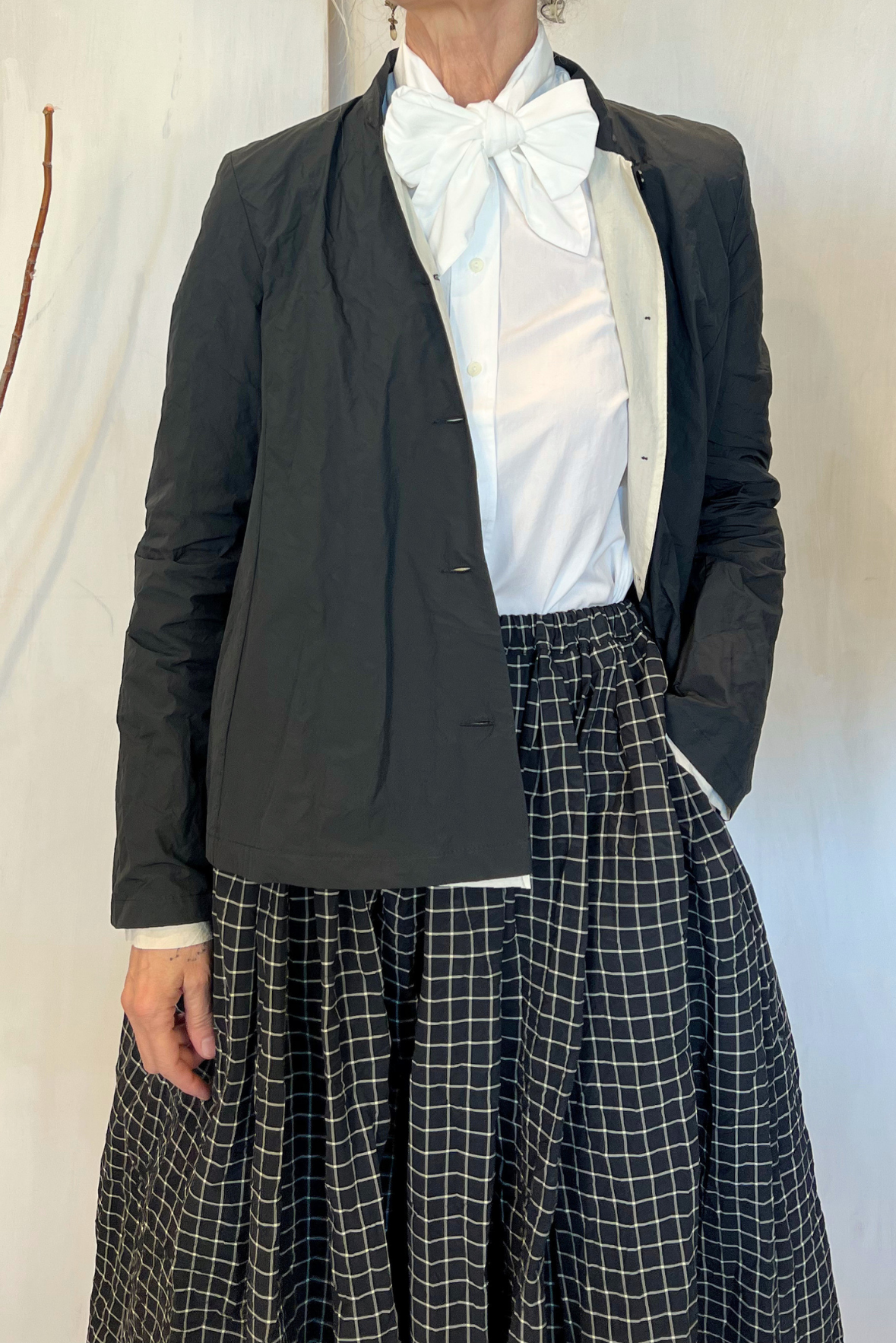 Giacca coreana doppiata nylon