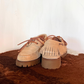 Mocassino in suede con frange