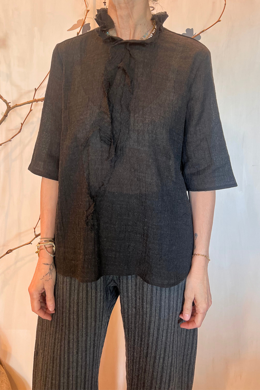 Blusa con rouches