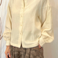 Camicia in lana operata