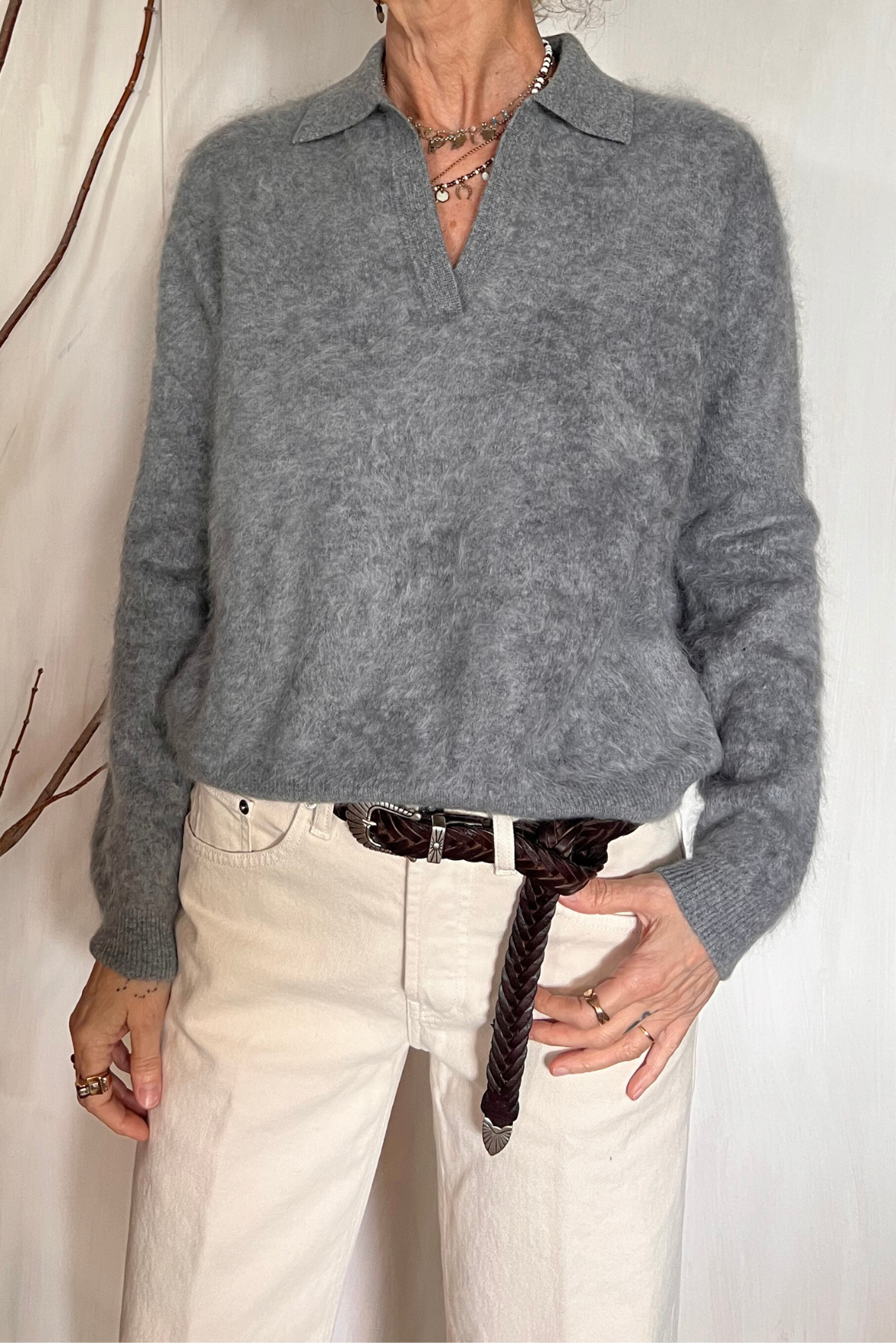 Polo in cashmere
