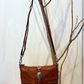 Borsa Artemisia con fibbie texane e frangine