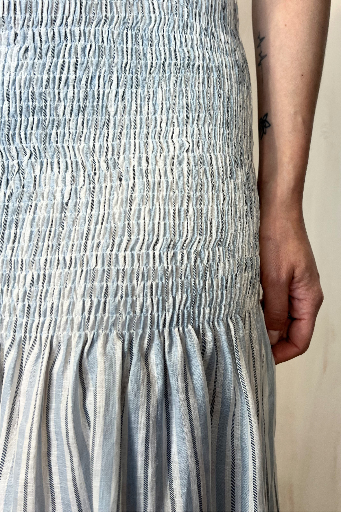 Gonna/abito lunga in lino