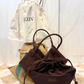 Shopper Trinity in pelle intrecciata