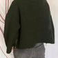 Maglia a scatolina con zip