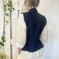Gilet incrociato con ricami
