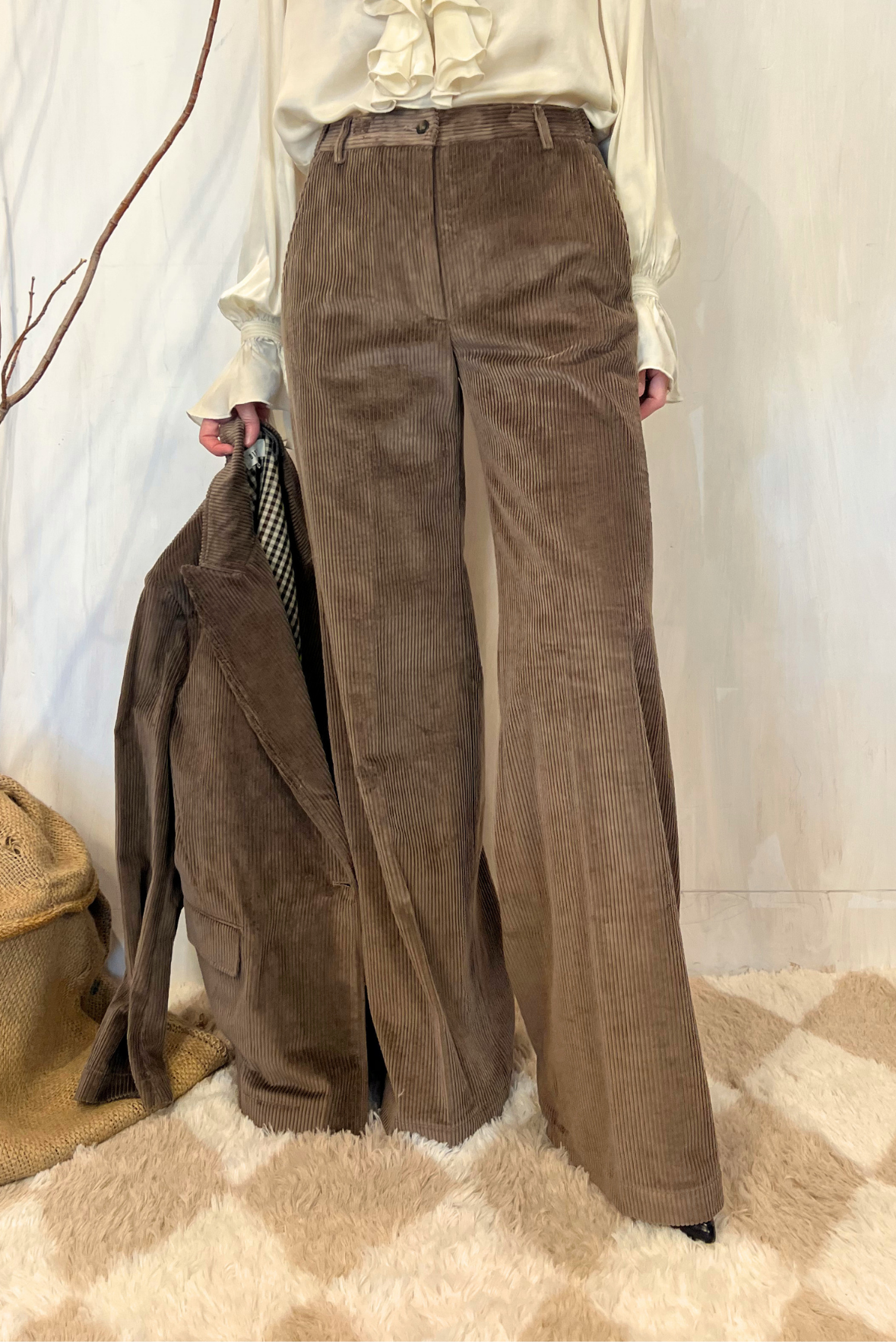 Pantalone in velluto a coste