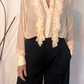 Camicia con rouches
