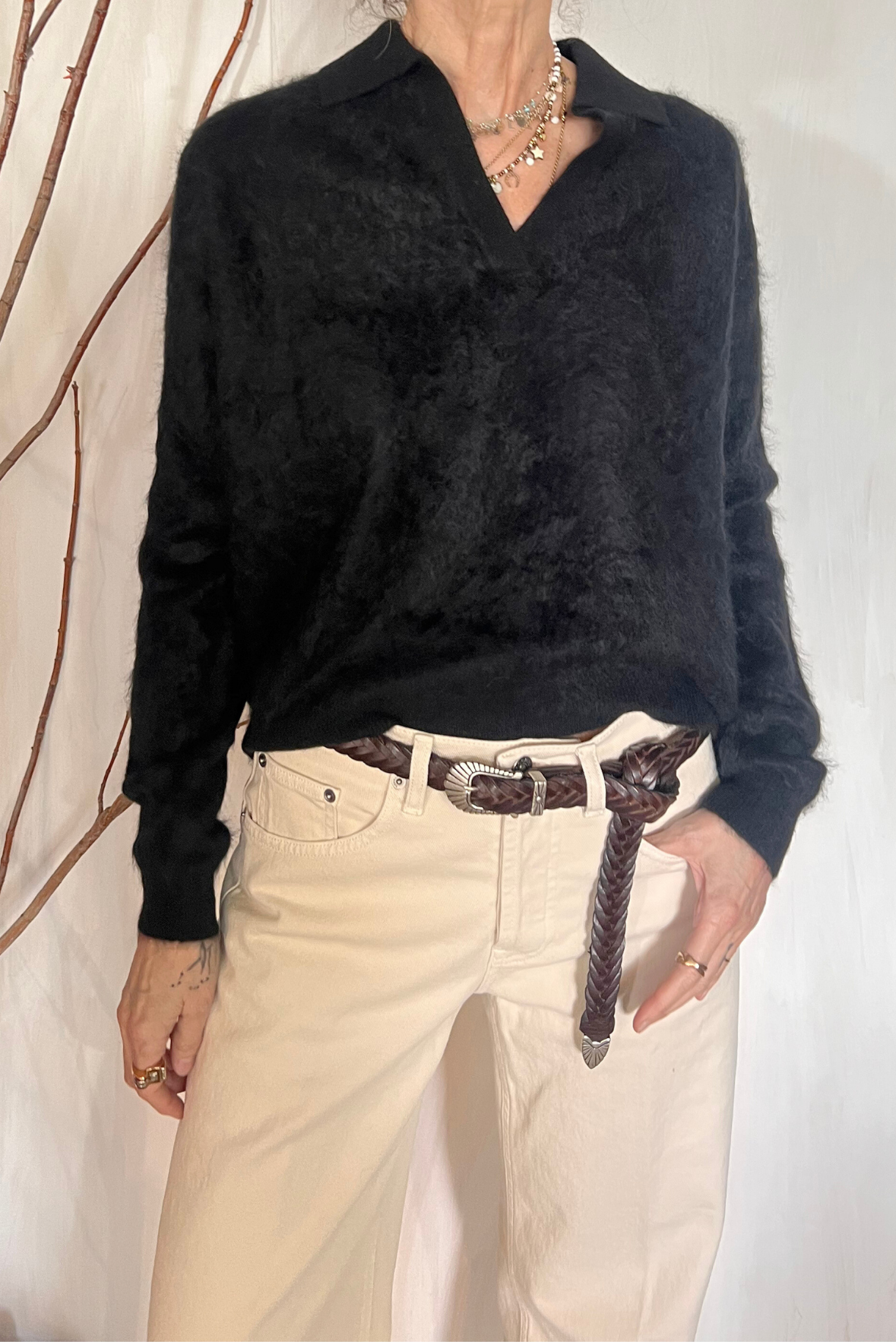 Polo in cashmere