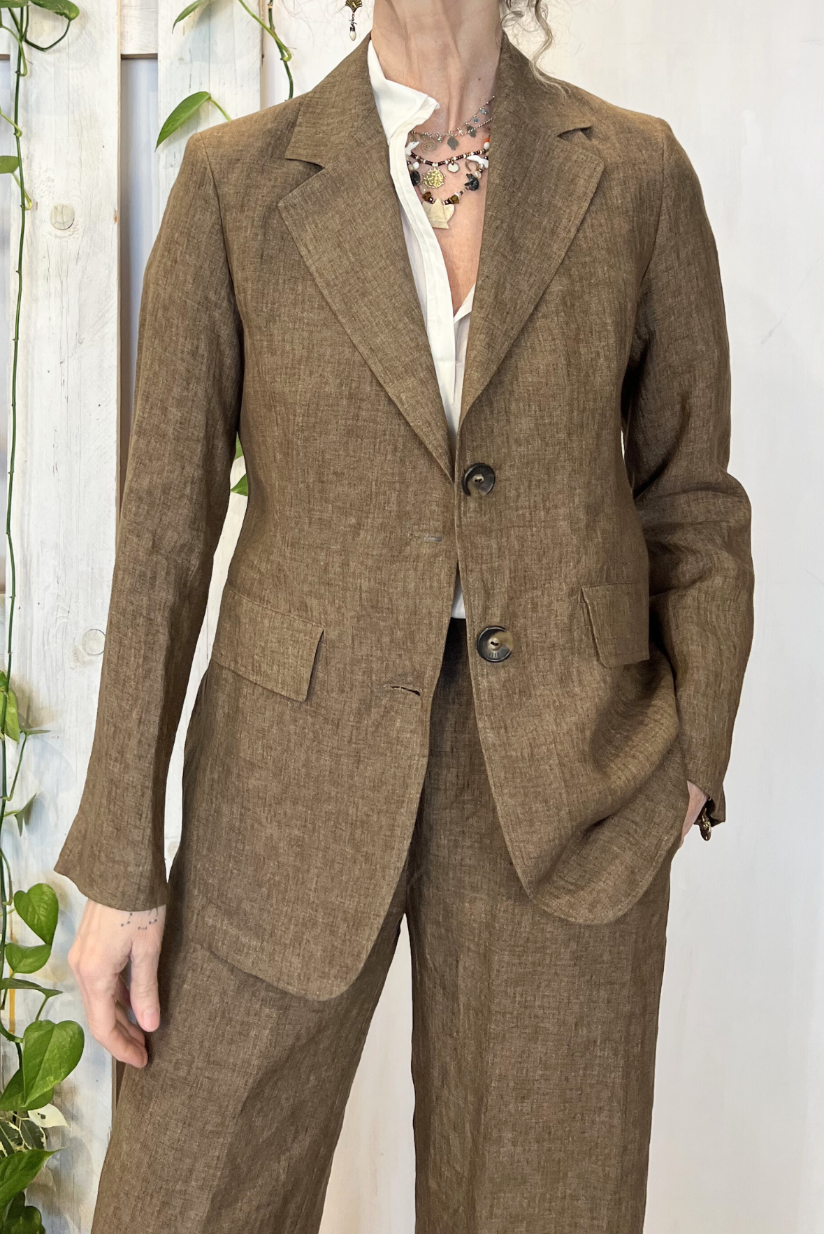 Blazer in lino