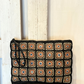 Clutch crochet in rafia