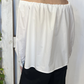 Blusa scollo elastico
