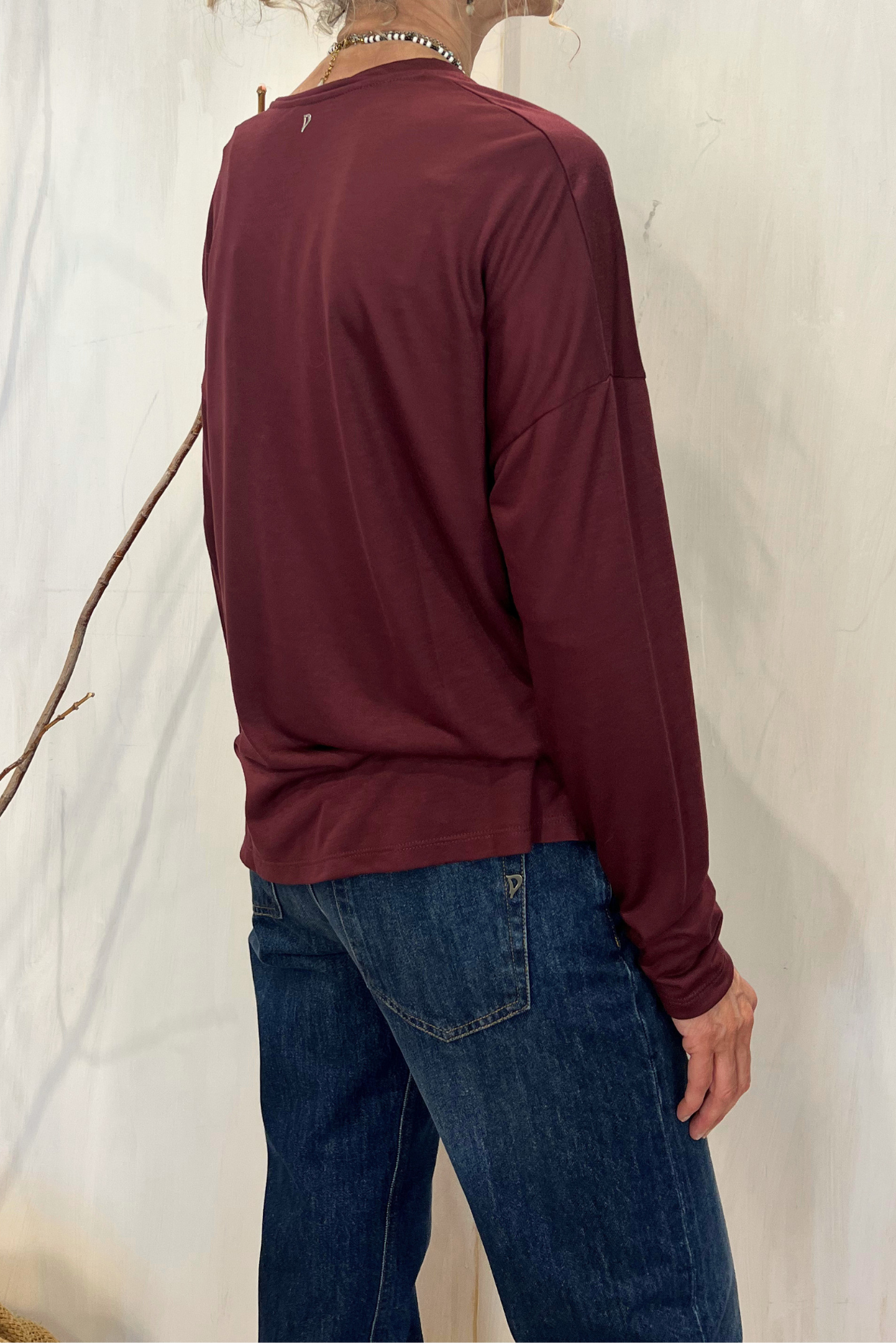 T-shirt over misto seta