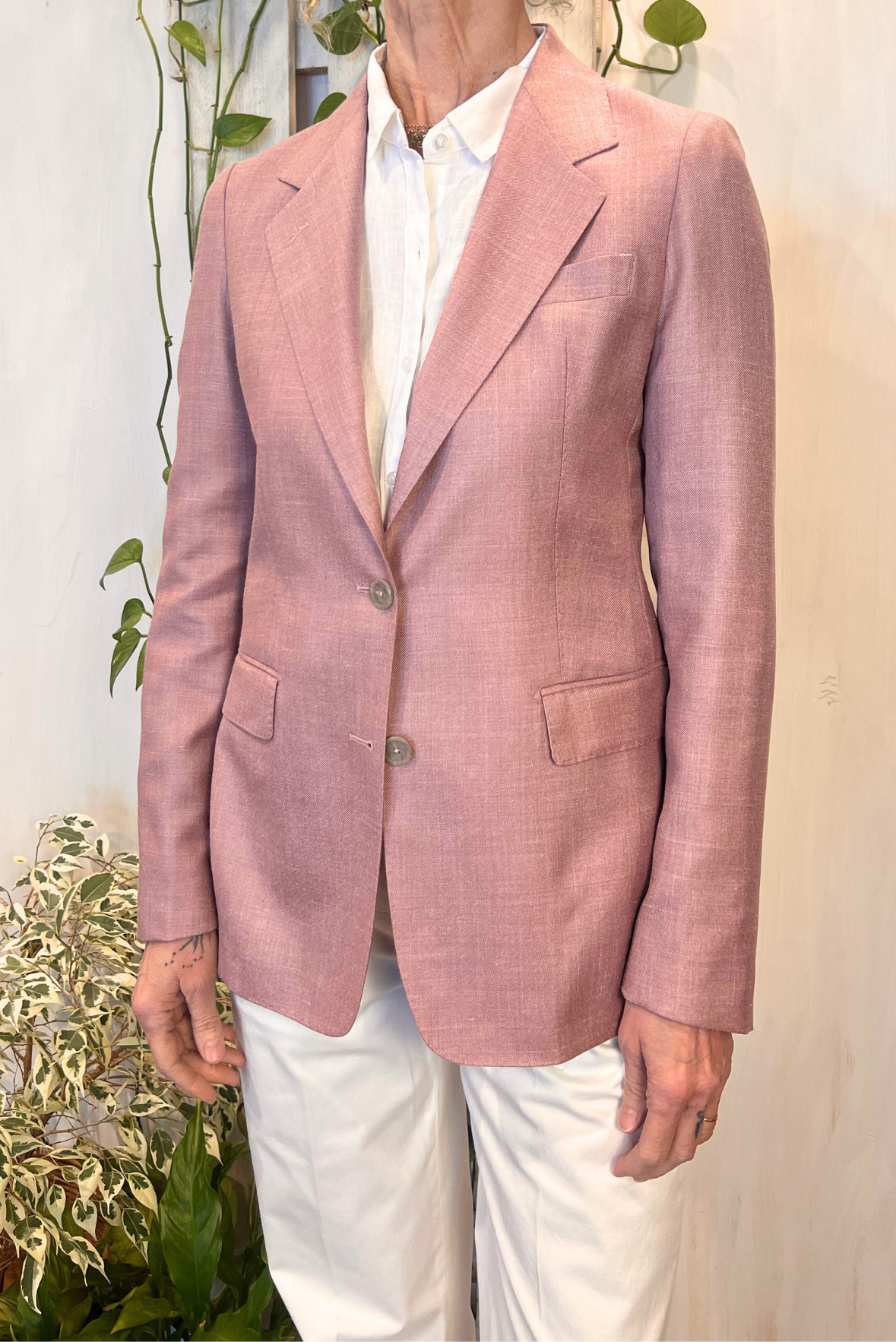 Blazer J-Parigi lino e seta