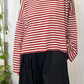 T-shirt over a righe