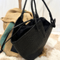 Shopper Trinity in pelle intrecciata