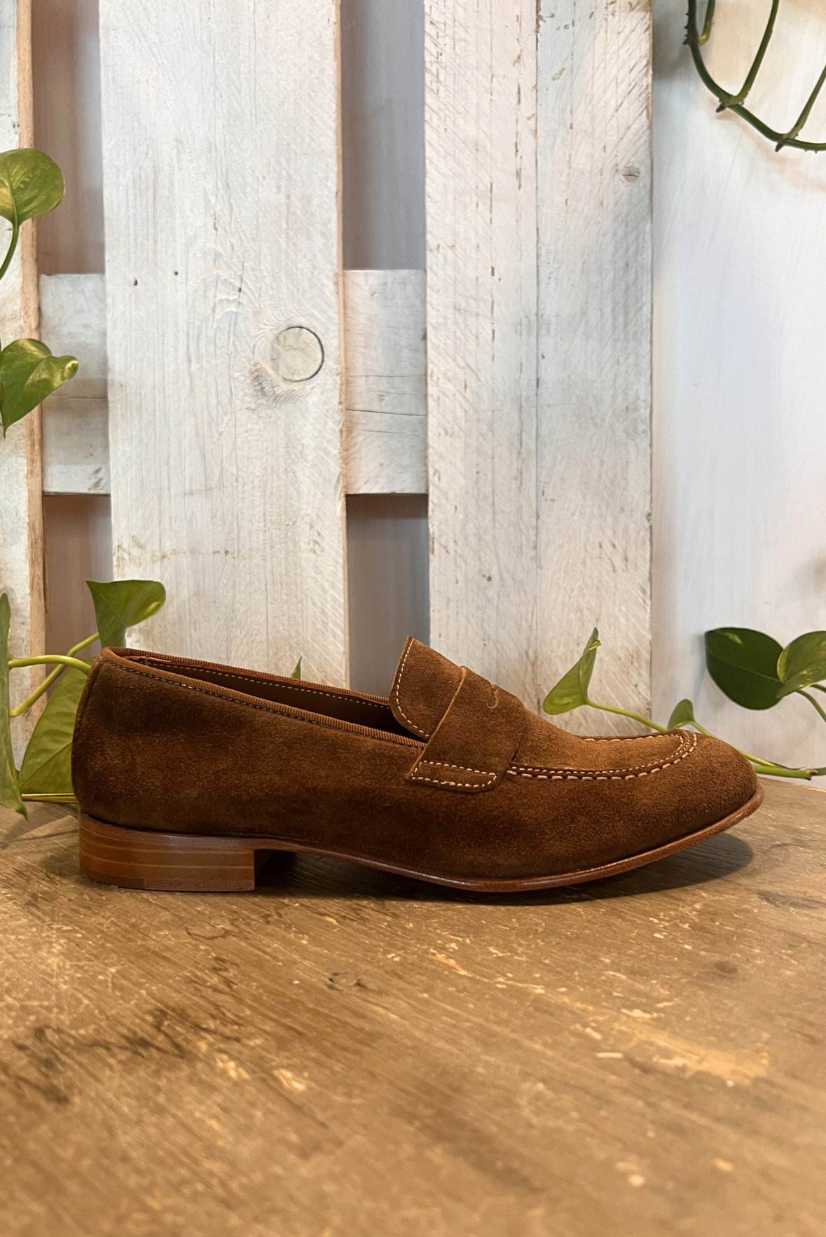 Mocassino scamosciato