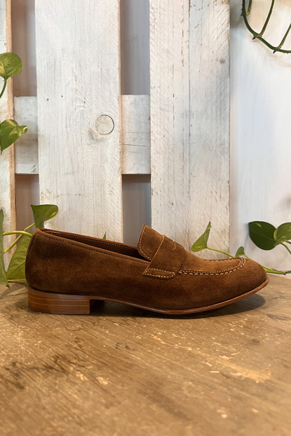 Mocassino scamosciato