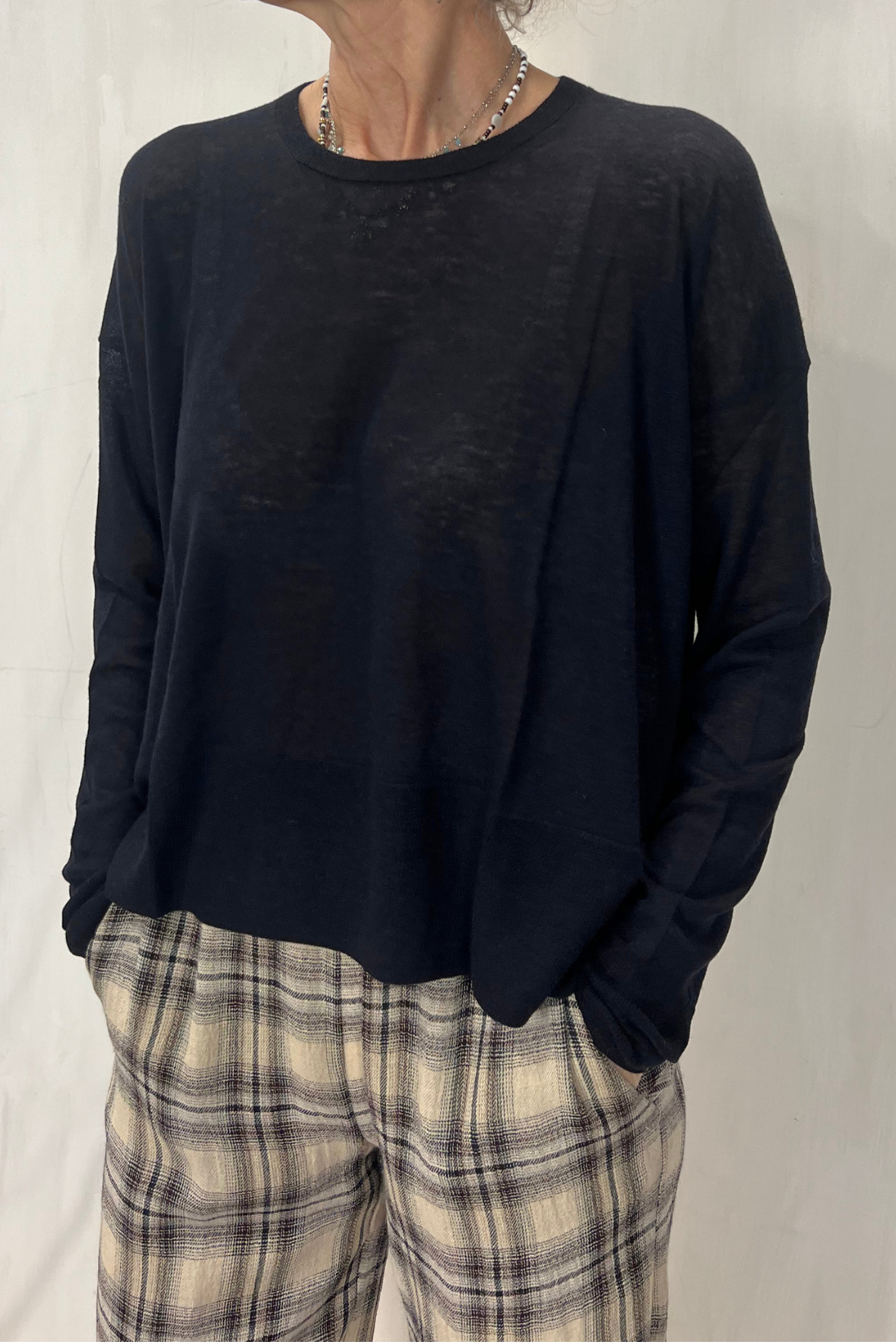 Maglia a girocollo in lana