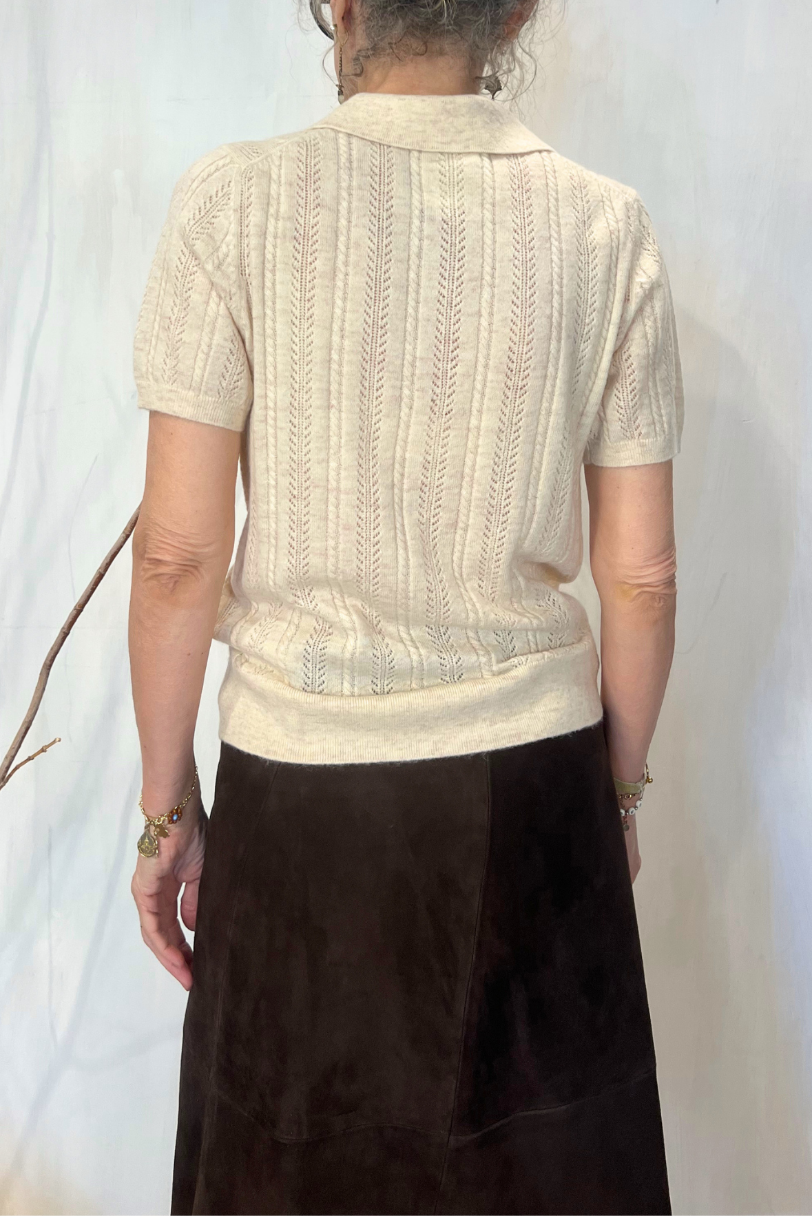 Polo in maglia operata