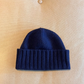 Berretta a coste in cashmere